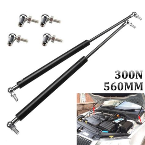 Adjustable Gas Struts For Catering Trailer W M8 Ball Studs 55cm 300n