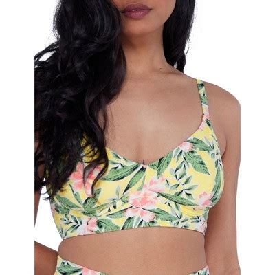 Birdsong Women S Longline Underwire Bikini Top S I Paradise