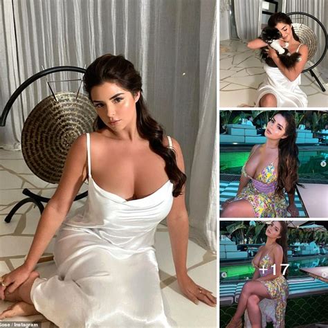 Demi Rose Effortlessly Radiates Elegance And Grace In White Silk As She