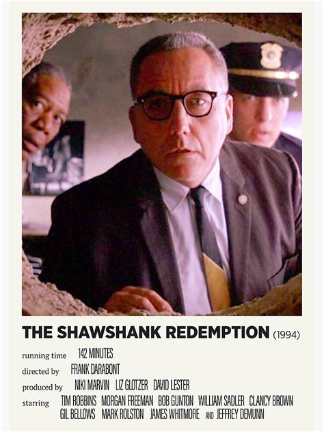 The Shawshank Redemption 1994 Alternative Film Poster Poster By Rob0894 Redbubble