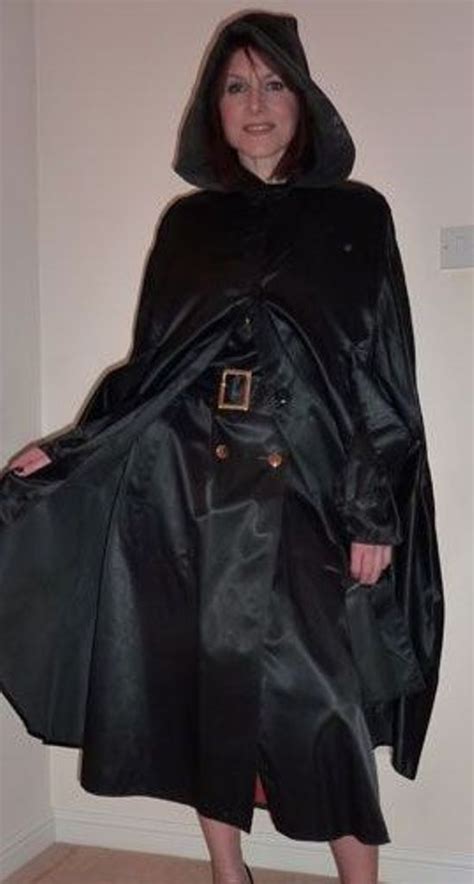 Best Images About Rubber Lined Satin Mackintosh Capes Hot Sex Picture