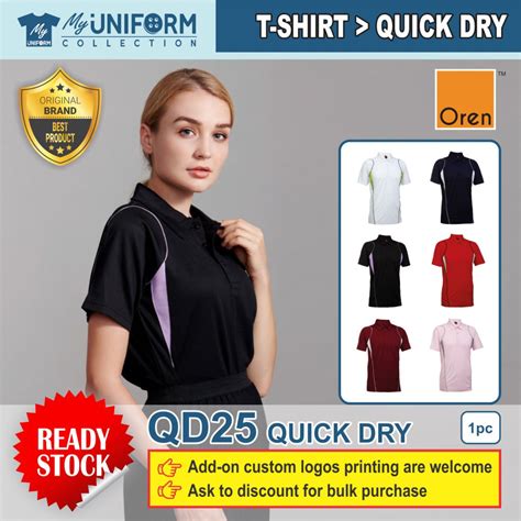 Original Brand Oren Sport Qd Unisex Quick Dry Collar Polo Shirt