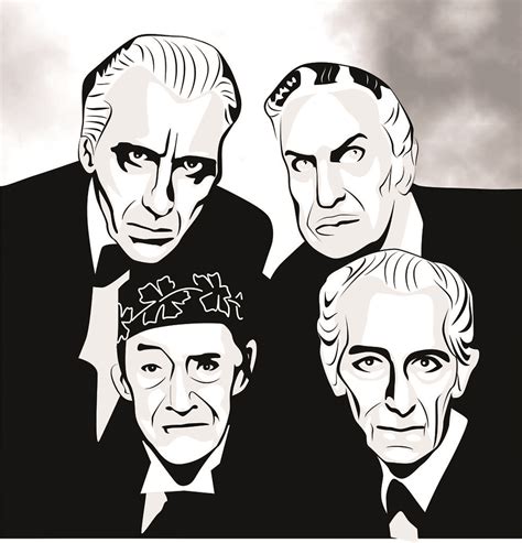 Christopher Lee Vincent Price John Carradine Y Peter Cus Flickr