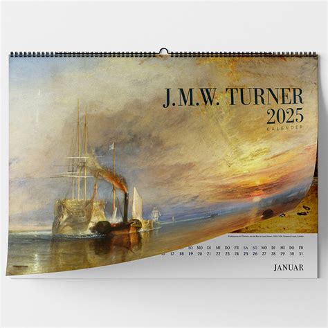 William Turner Seest Cke Wandkalender Favoritenpresse