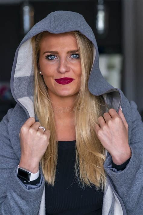 Gorgeous Blonde Model Poses Nude In A Home Environment Stock Photo Image Of Nude Media