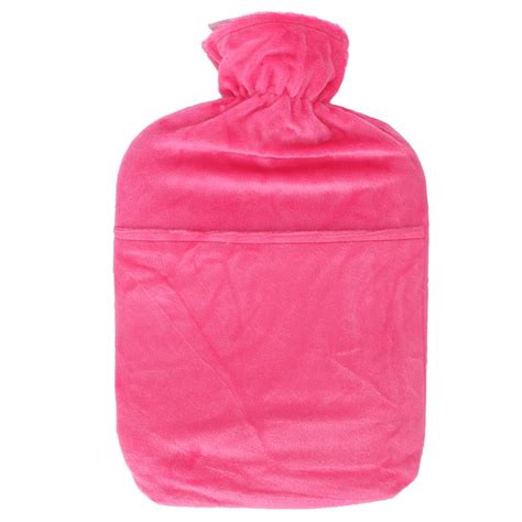 Hot Water Bottle With Plush Cover Men Women L Pvc Soft Hot Water Bag For Neck Shoulder Soreness