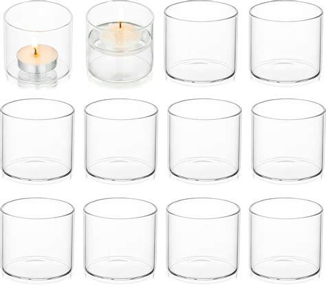 National Artcraft® Floating Glass Tea Light Candle Holders Pkg10 Home And Kitchen