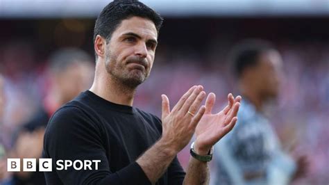 Arsenal 2 1 Everton Don T Be Sad Mikel Arteta Tells Fans BBC Sport