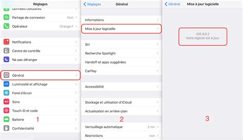 Tutoriel Comment mettre à jour iOS pour son iPhone iPad