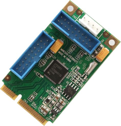 Amazon.com: Mini PCI-E to PCI-E Express 1X Extension Cord Adapter Card ...