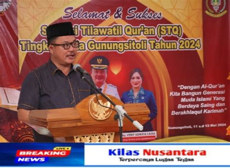 Wali Kota Gunungsitoli Resmi Membuka Seleksi Tilawatil Quran STQ