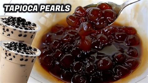 How To Make TAPIOCA PEARLS BOBA PEARLS From Scratch Using Cassava