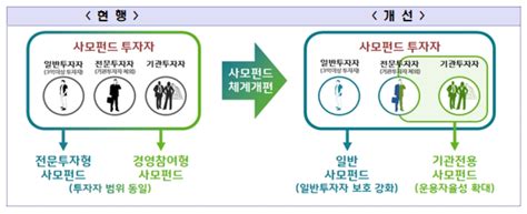 사모펀드 투자자 수 49명→100명 확대일반·기관용으로 나눈다 한국금융신문