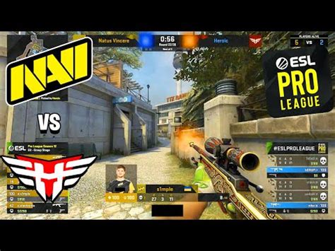 NaVi Vs Heroic ESL Pro League BEST MOMENTS CSGO CS GO Videos