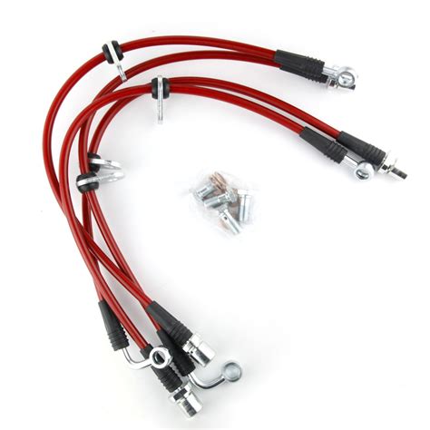 Mach V Braided Stainless Steel Brake Lines Fr S Brz