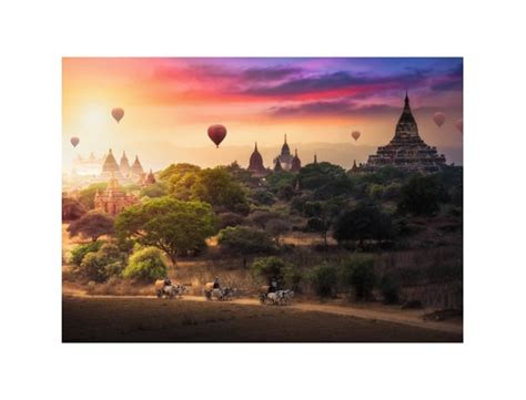 Puzzle 1000 pièces Montgolfières en Birmanie RAVENSBURGER