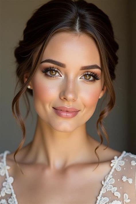 Bridesmaid Makeup Brown Eyes Bridal Hair And Makeup Bridesmaid Hair