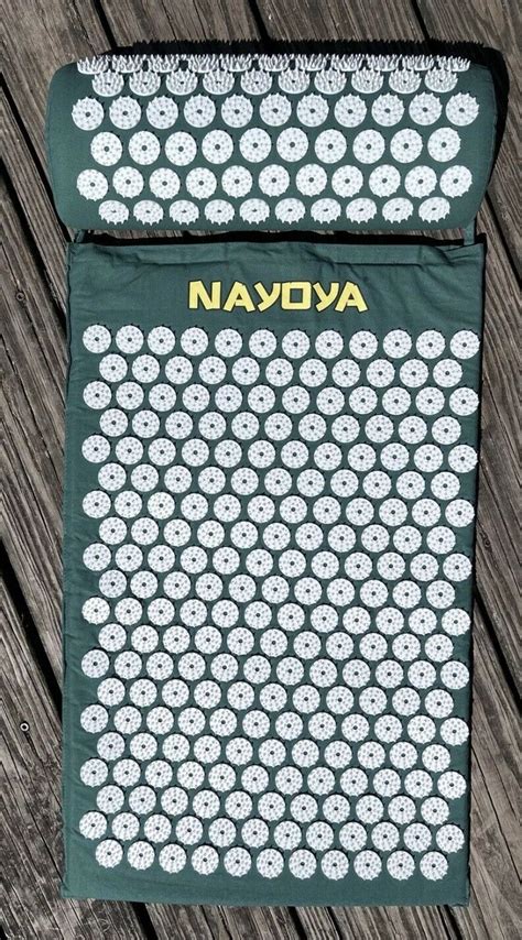 Nayoya Pn Back And Neck Pain Relief Acupressure Mat And Pillow Set