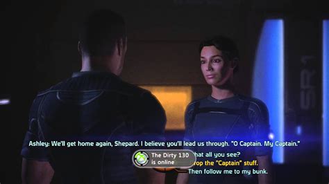 Mass Effect 1 Ashley Romance Scene 2 Youtube