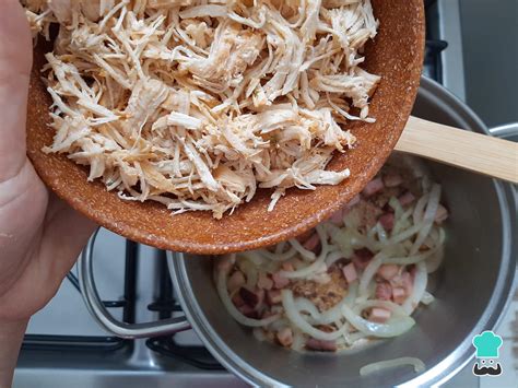 Frango Desfiado Batatas Ao Forno Bacon E Muito Cremoso