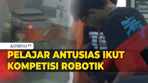 Keren Pelajar Hingga Mahasiswa Antusias Ikut Kompetisi Robotik Tingkat