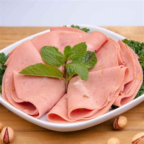 Halal Beef Mortadella With Pistachio Almas Food