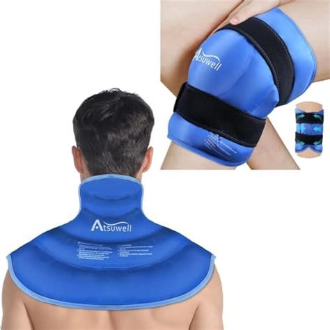 Amazon Atsuwell Ice Pack For Neck And Shoulders Cold Compress