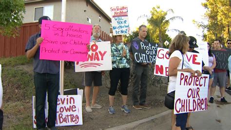 Lakeside Neighbors Protest Home Housing Sex Offenders Cbs8