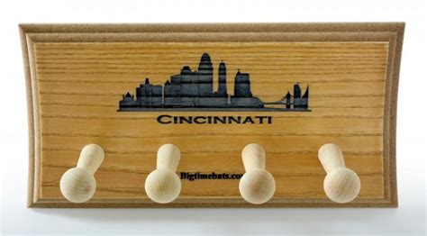 Cincinnati Skyline 2 Bat Display Rack Big Time Bats