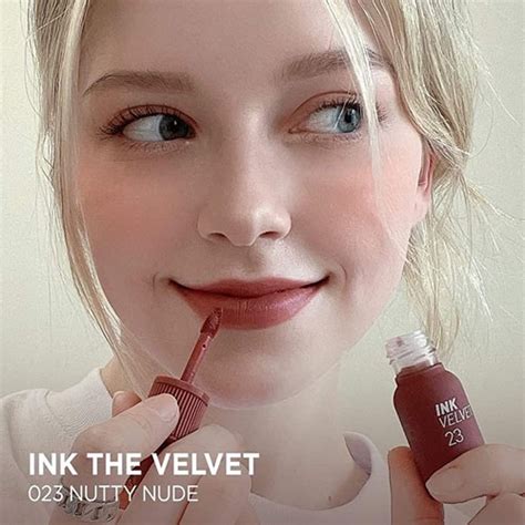 Son kem lì Peripera Ink Velvet Nude Nutty Nude g Màu Nâu Đất Sữa Mỹ phẩm ĐẸP XINH