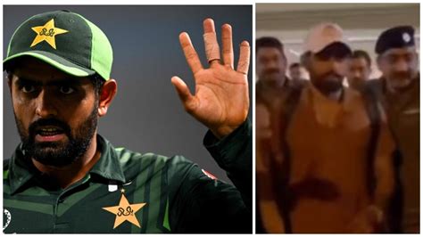 Watch Babar Azam Arrives In Lahore After Pakistans Flop Show At World