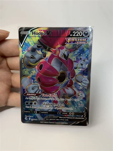 Pokemon Tcg Hoopa V Fa Fusion Strike Hobbies Toys Toys