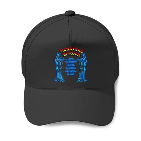 1988 Monsters Of Rock Tour Baseball Caps Sold By Avaloniacloth Sku