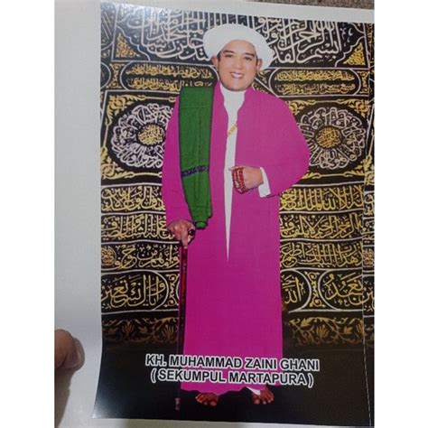 Jual Foto Abah Guru Sekumpul Guru Zaini Ukuran 20x30 1pcs Shopee