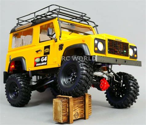 Rc 110 Land Rover Defender 90 Rock Crawler 4x4 Truck 84v Rtr Camel Trophy Ebay