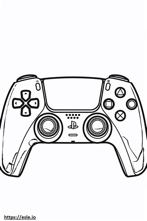 Ps5 Controller Coloring Sheet