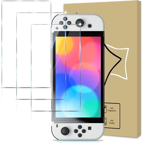 Bersem Pack Tempered Glass Screen Protector Compatible With Nintendo