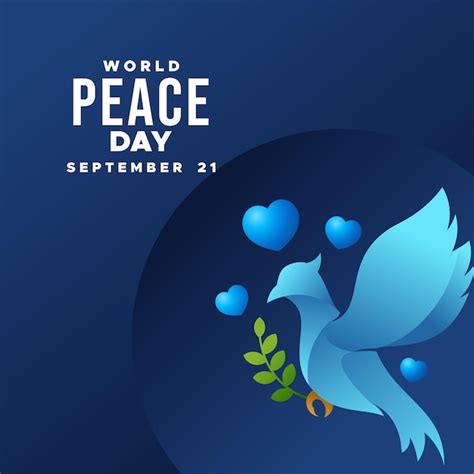 Premium Vector World Peace Day Vector Image