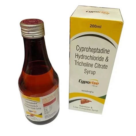 Cypon Cyproheptadine App Up Syrup Packaging Type Box Packaging Size