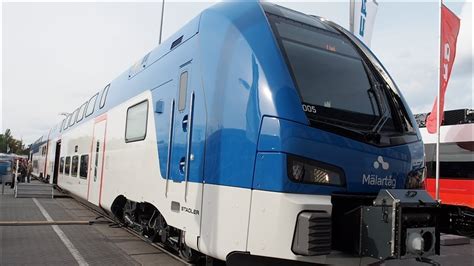 Stadler Kiss Double Deck Train Emu M Lar Train Youtube