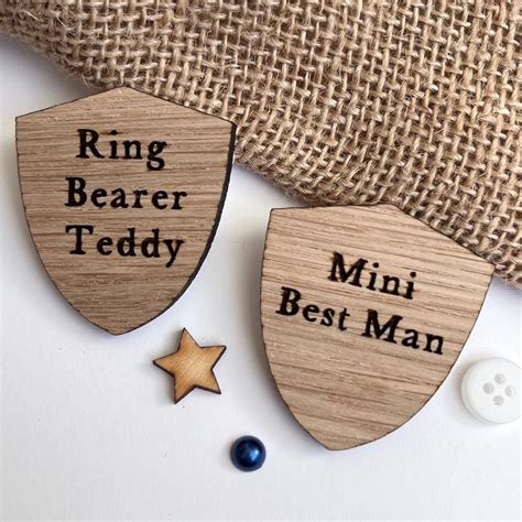 Personalised Page Boy Badge Page Boy T Mini Best Man Badge Boys
