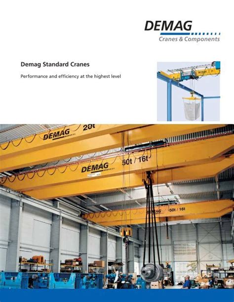 Demag Standard Cranes Demag Cranes And Components