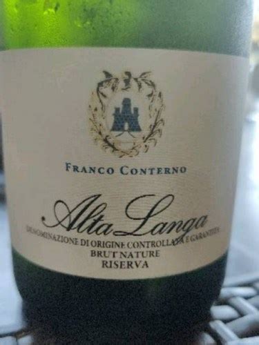 Franco Conterno Alta Langa Brut Nature Riserva Vivino US