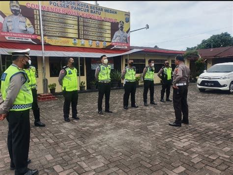 Cegah Kemacetan Tim Gabungan Satlantas Polrestabes Atur Lalin Jalur