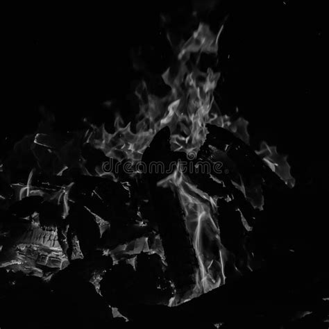 Fire Flames On Black Background Blaze Fire Flame Texture Background