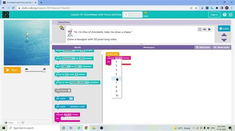 L12 13 Code Org Express 2021 Lesson 12 Nested Loops In Maze