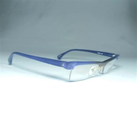 Alain Mikli Eyeglasses Half Rim Frames Square Ov Gem