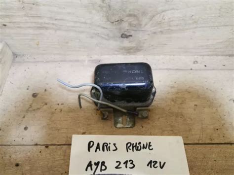 RÉGULATEUR DE TENSION Paris Rhone voitures anciennes AYB 213 12V EUR 20