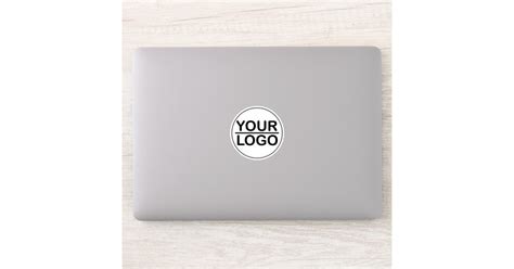 Custom Logo Laptop Business Sticker Zazzle