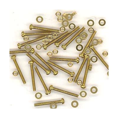 Miniature Screws, Nuts, and Washers Set – Copper, Stainless Steel, or Brass – Volcano Arts